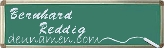 Bernhard Reddig Visitenkarte